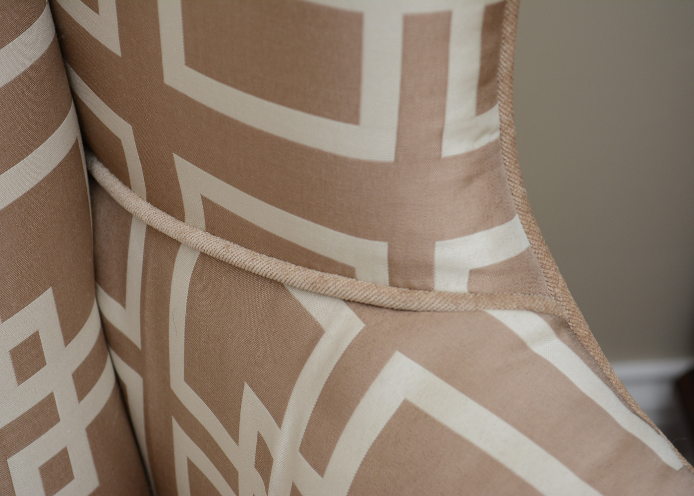 Woodmark Wingback Chair with Ottoman