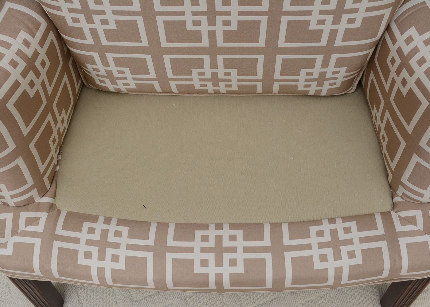 Woodmark Wingback Chair With Ottoman