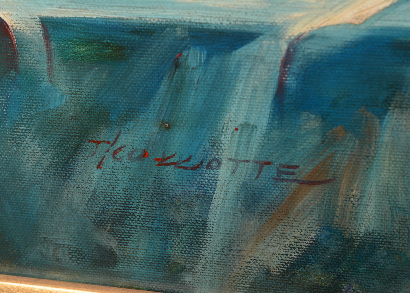 Neoclassical Style Oil Painting on Canvas Floral Still Life