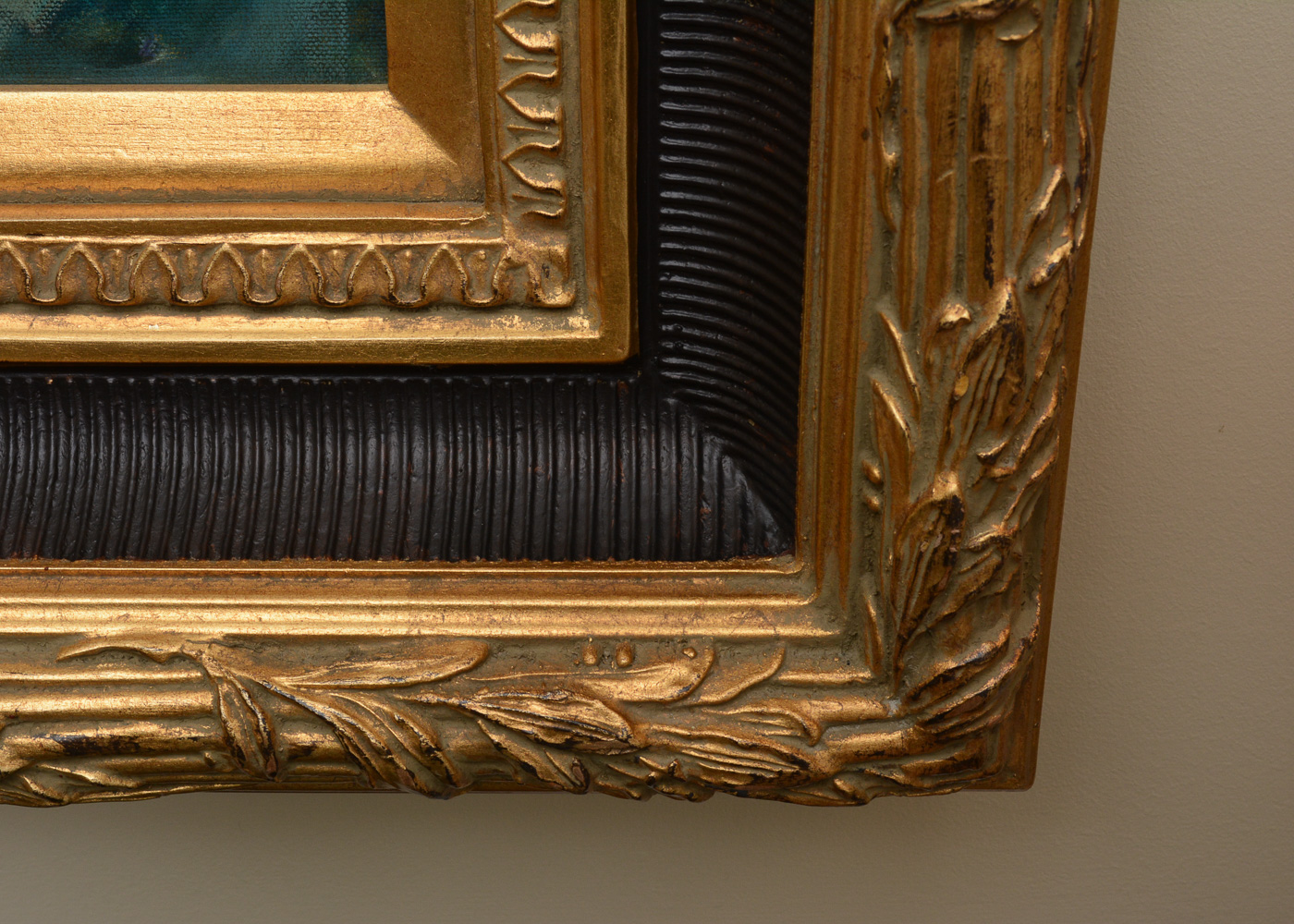 Neoclassical Style Oil Painting on Canvas Floral Still Life