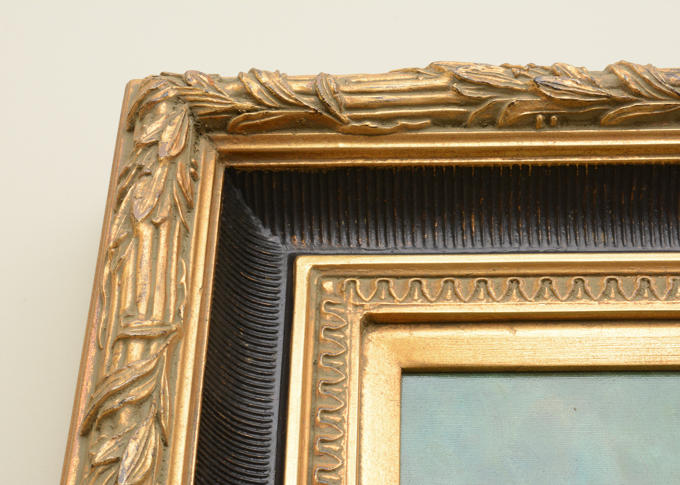 Neoclassical Style Oil Painting on Canvas Floral Still Life