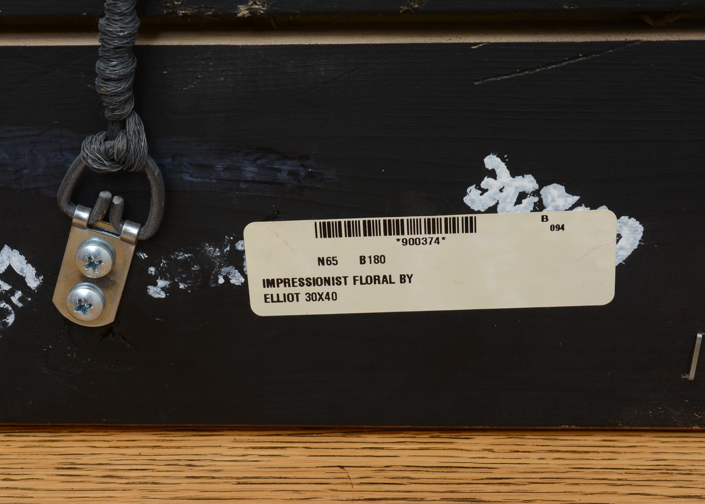 Neoclassical Style Oil Painting on Canvas Floral Still Life