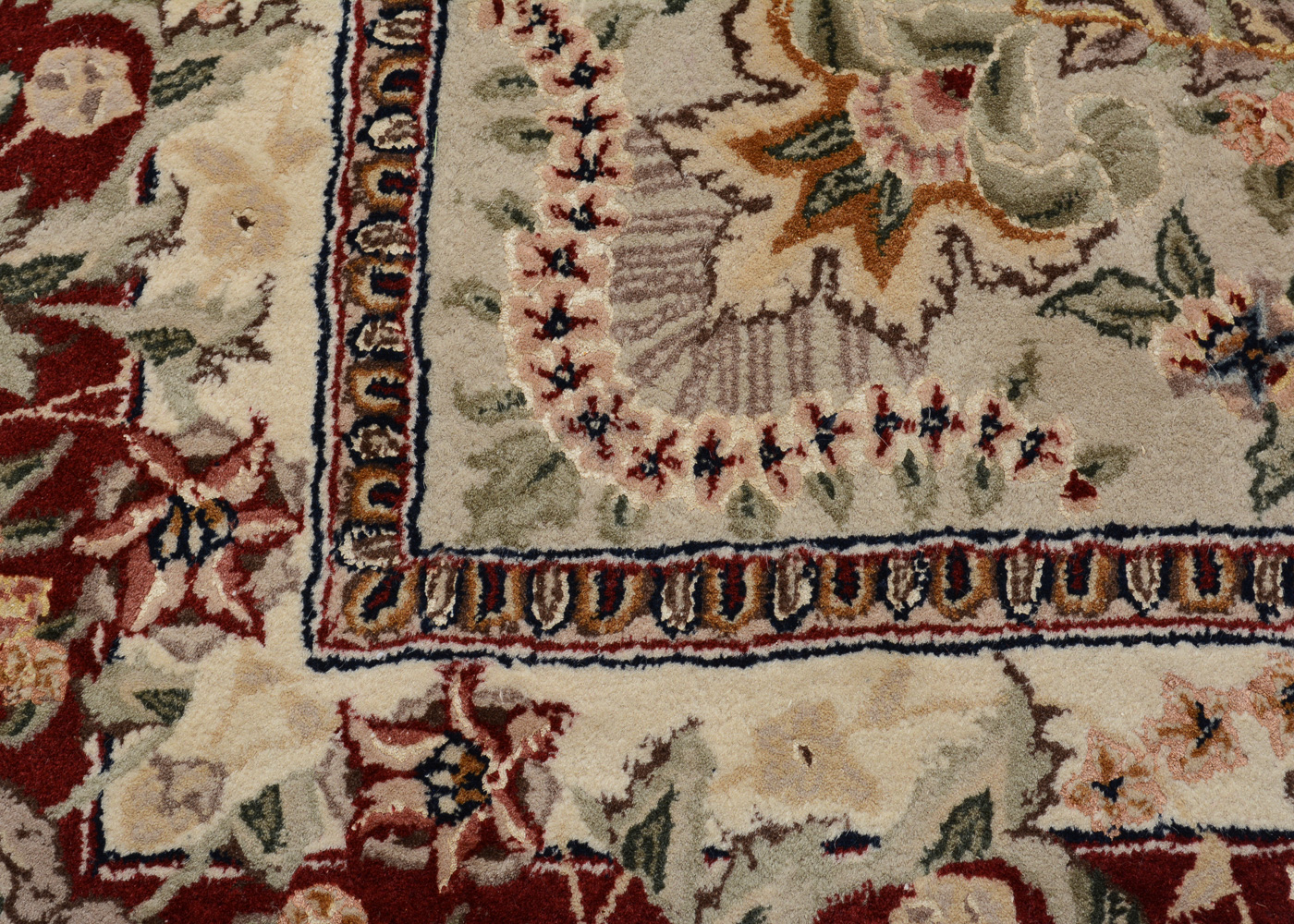 Hand-Tufted Indo-Persian Area Rug