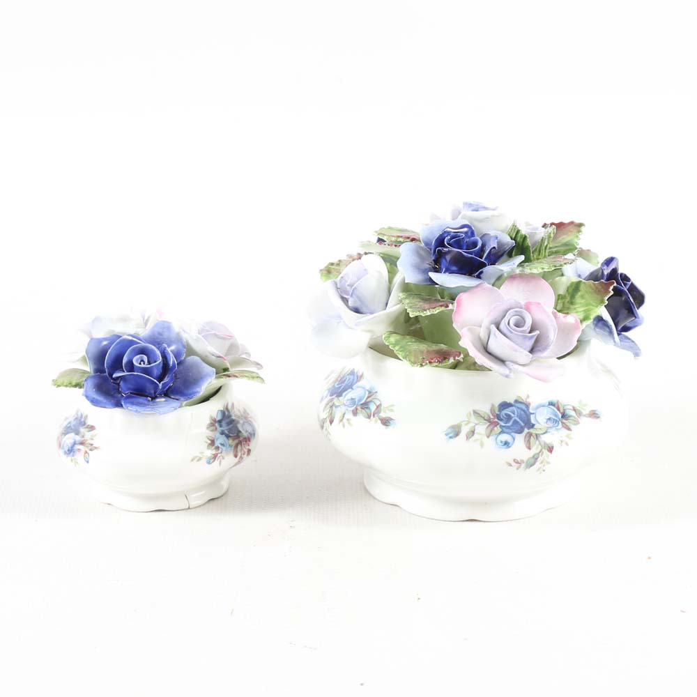 Royal Albert "Moonlight Rose" Bone China Bouquets