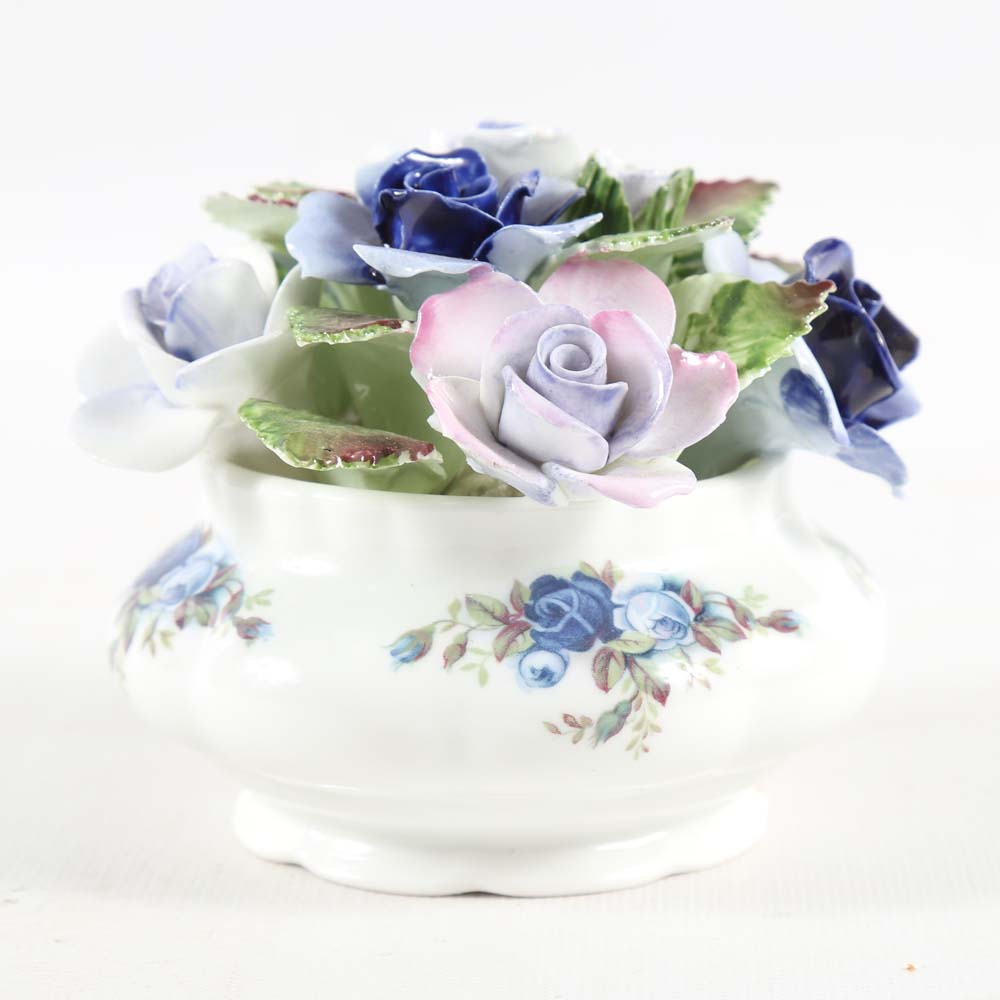 Royal Albert "Moonlight Rose" Bone China Bouquets