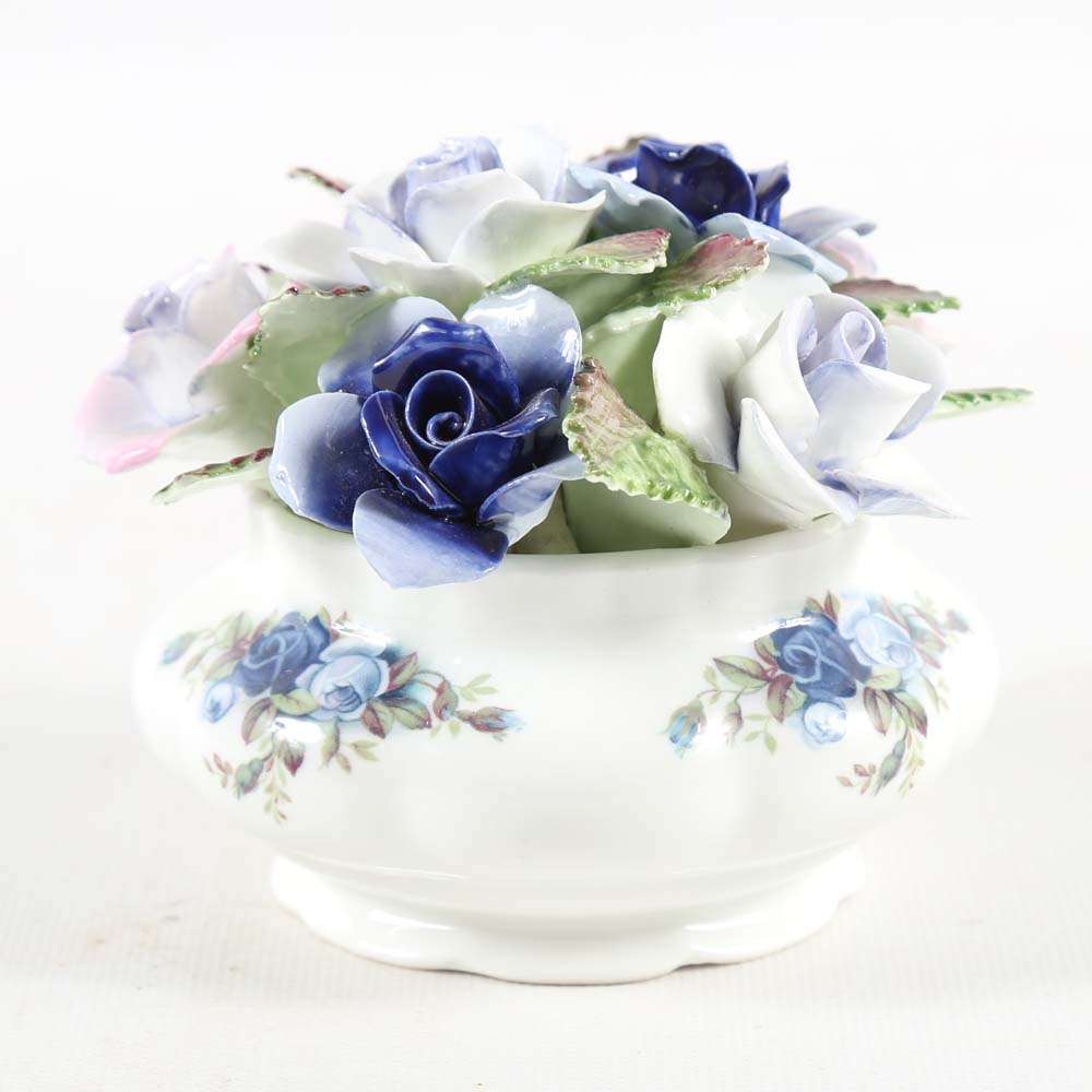 Royal Albert "Moonlight Rose" Bone China Bouquets