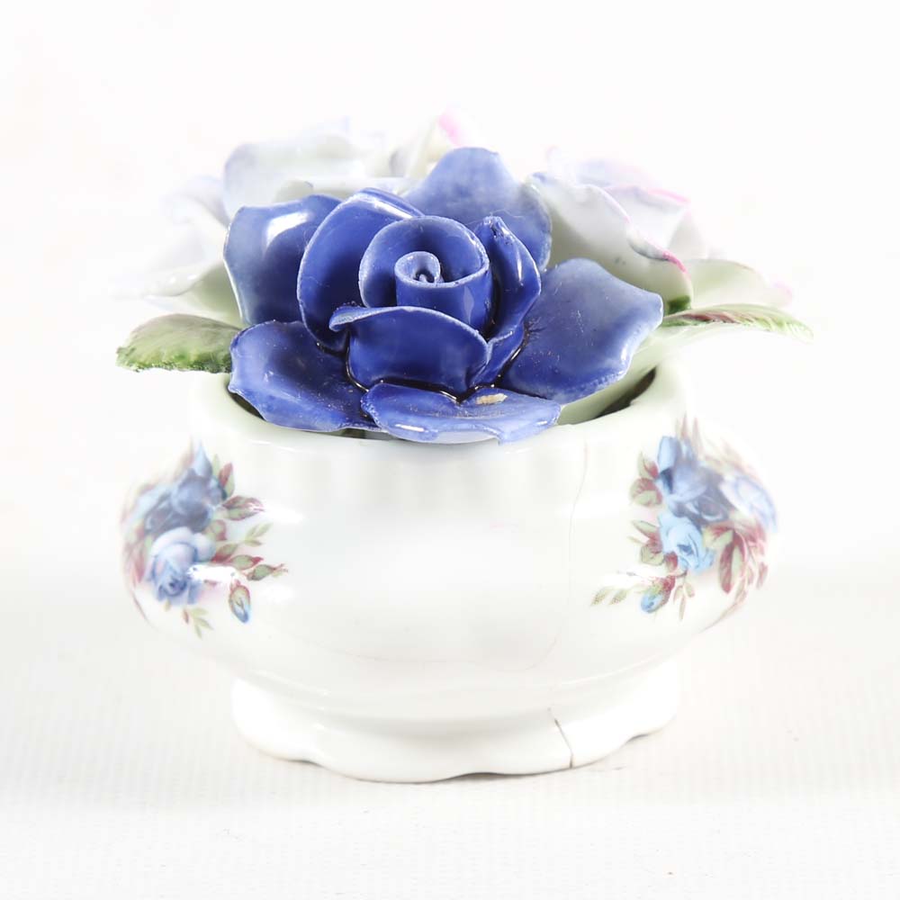 Royal Albert "Moonlight Rose" Bone China Bouquets