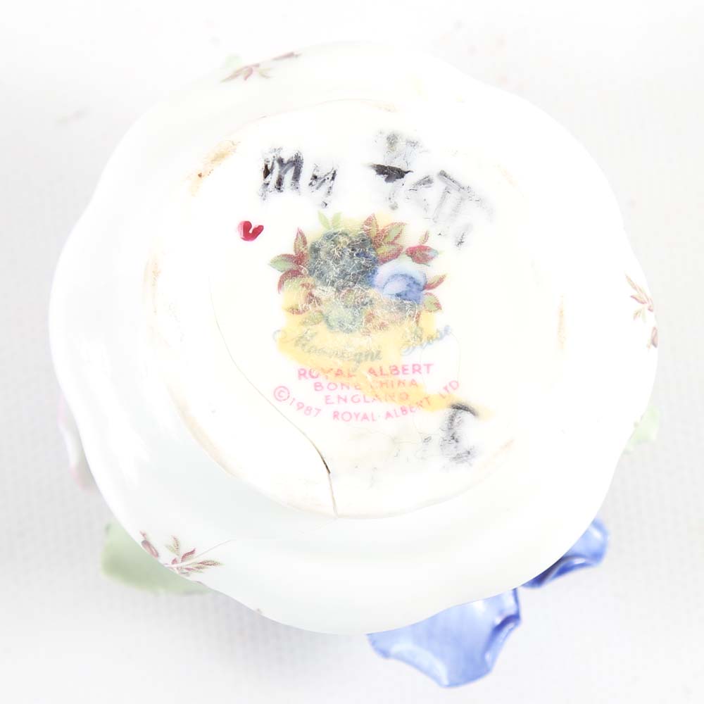 Royal Albert "Moonlight Rose" Bone China Bouquets