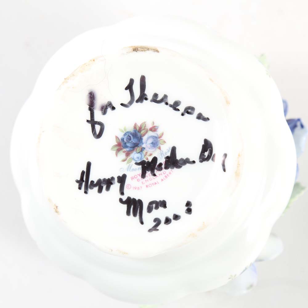 Royal Albert "Moonlight Rose" Bone China Bouquets