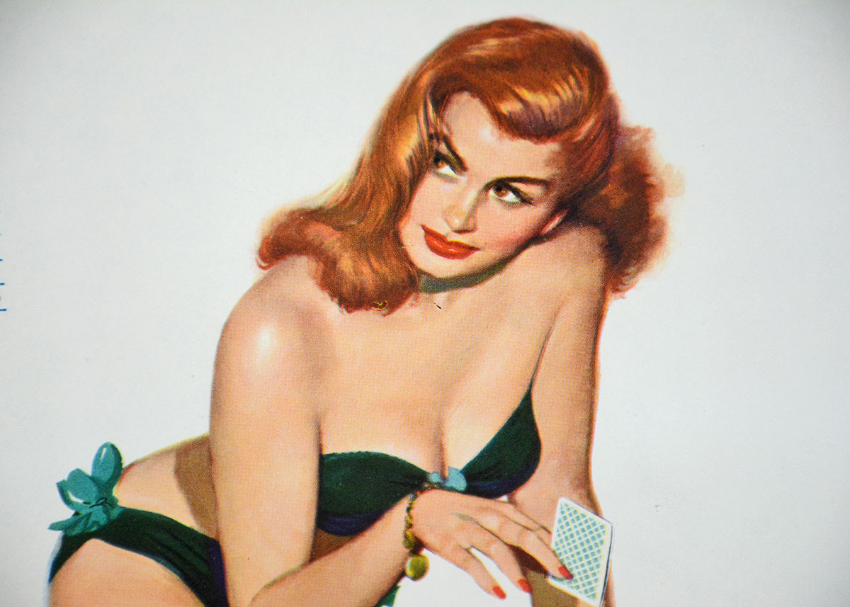 Al Moore Vintage "Esquire" Magazine August 1950 Pin Up Page