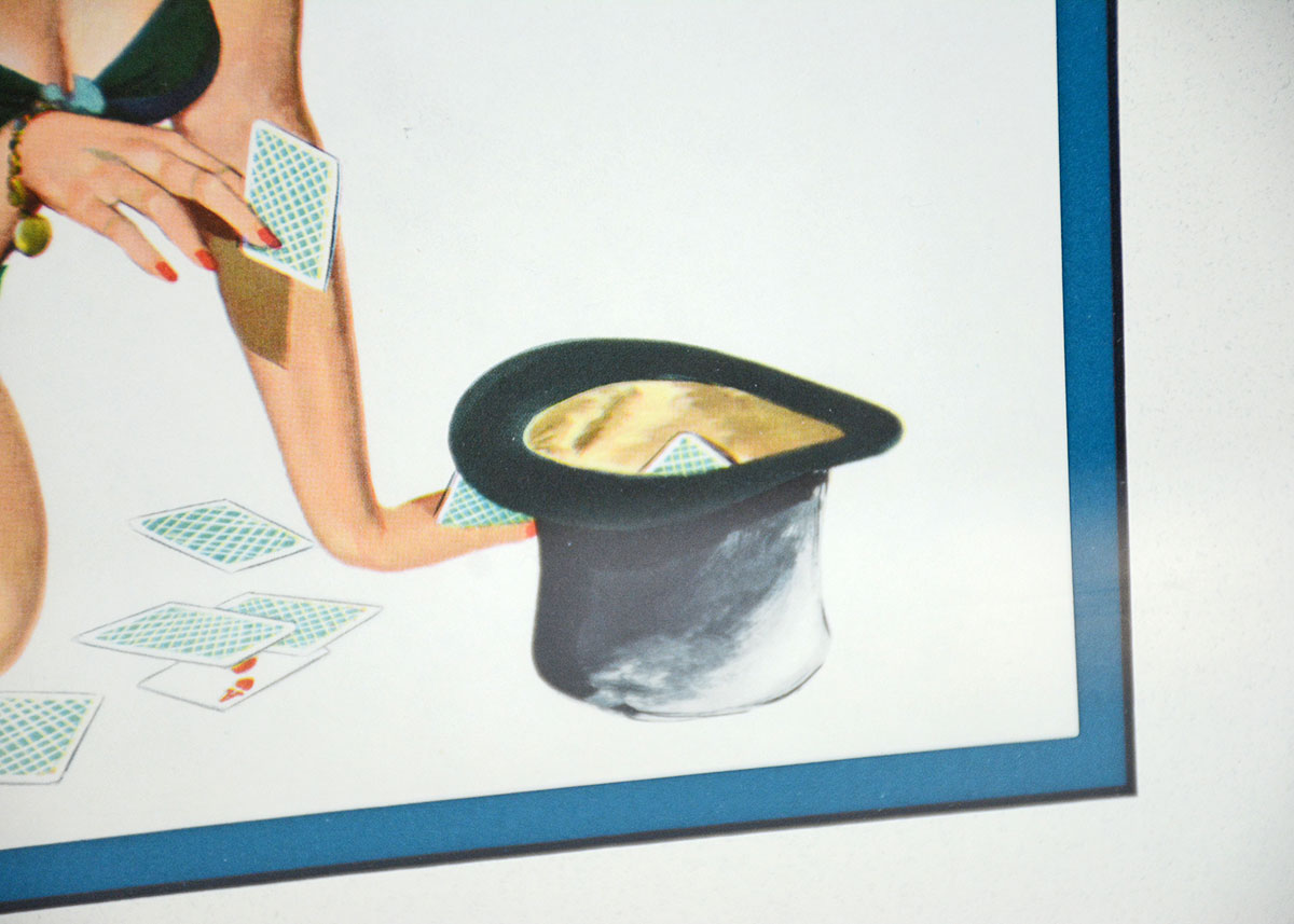 Al Moore Vintage "Esquire" Magazine August 1950 Pin Up Page