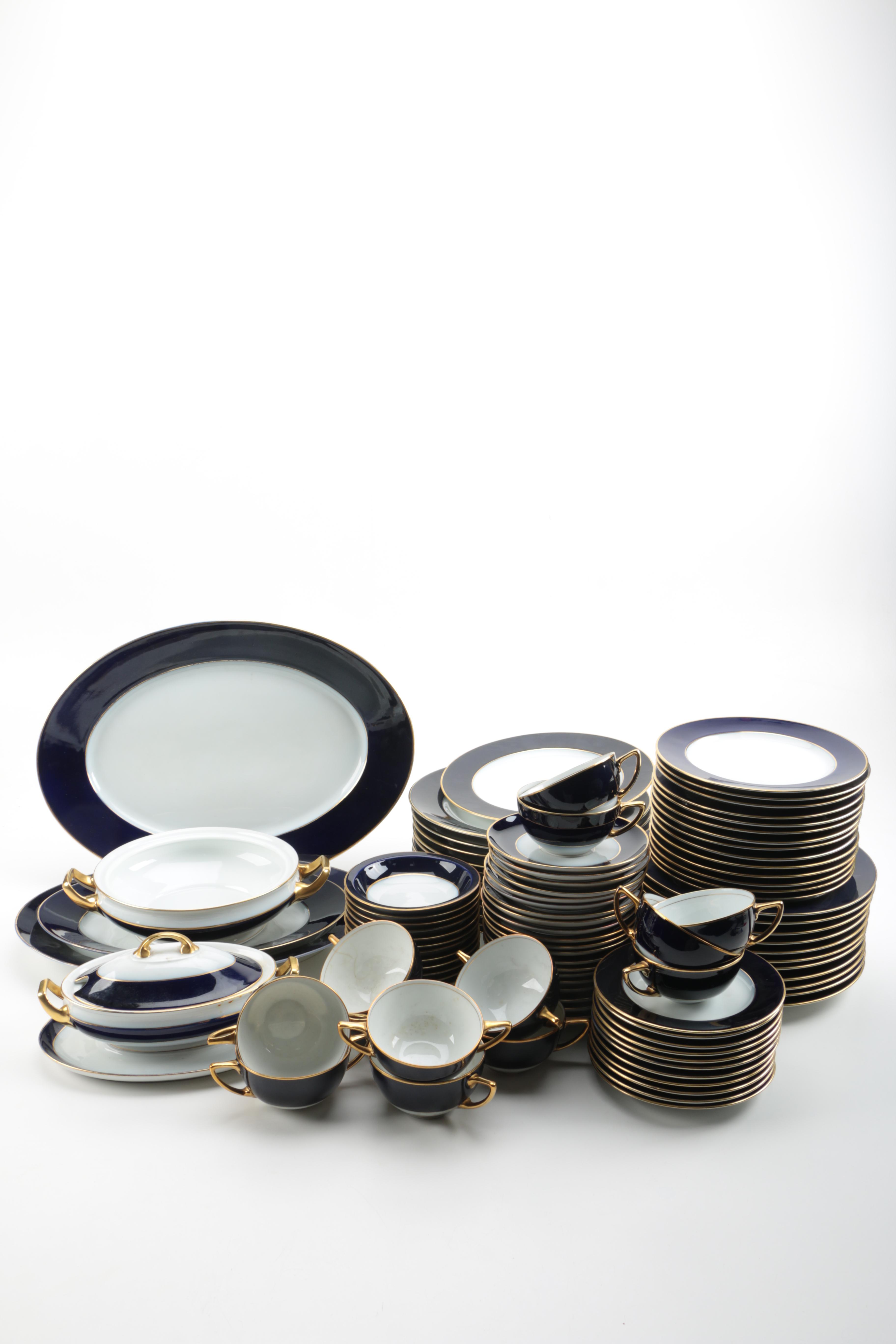 Rosenthal Cobalt Blue and Gold China Set