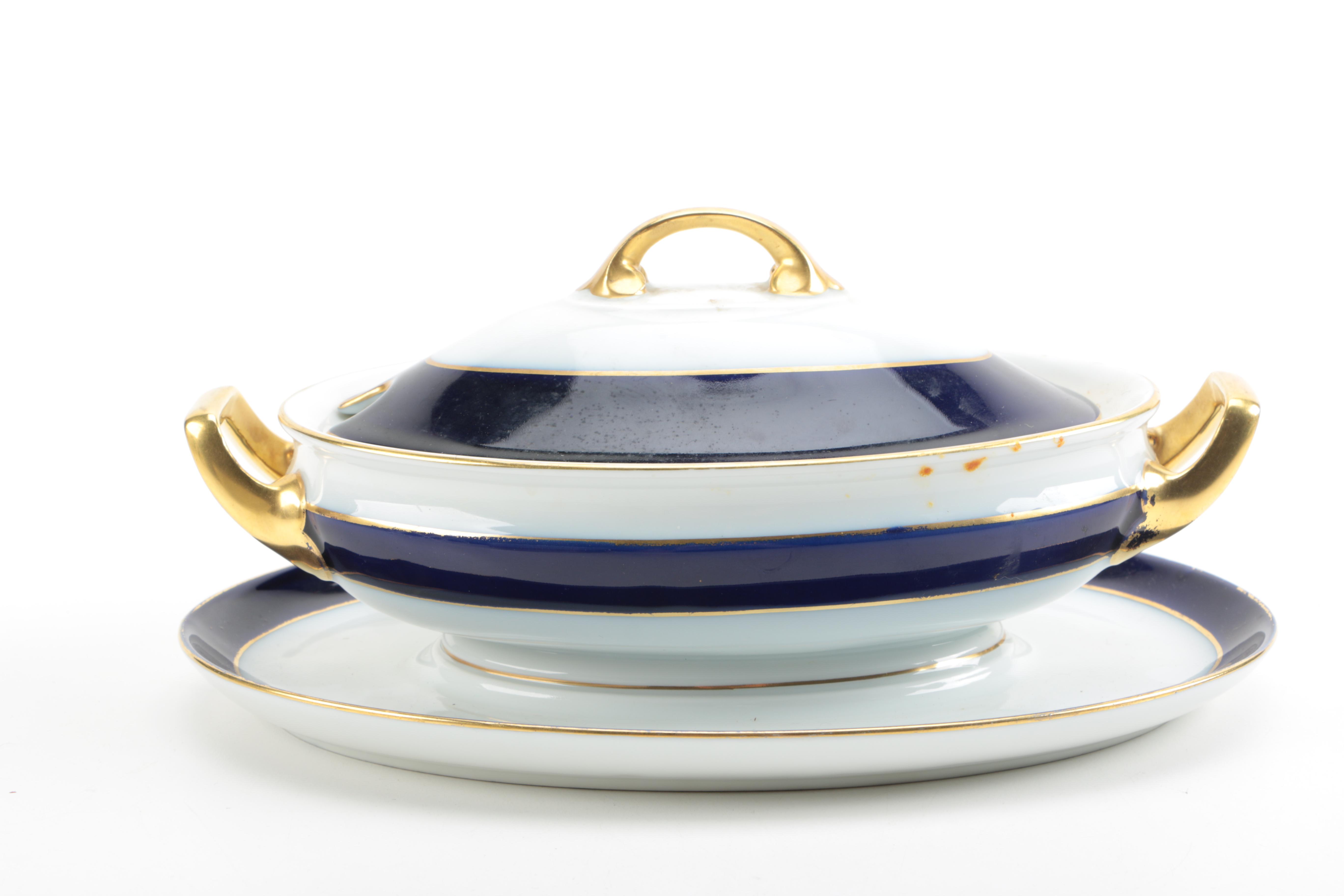 Rosenthal Cobalt Blue and Gold China Set