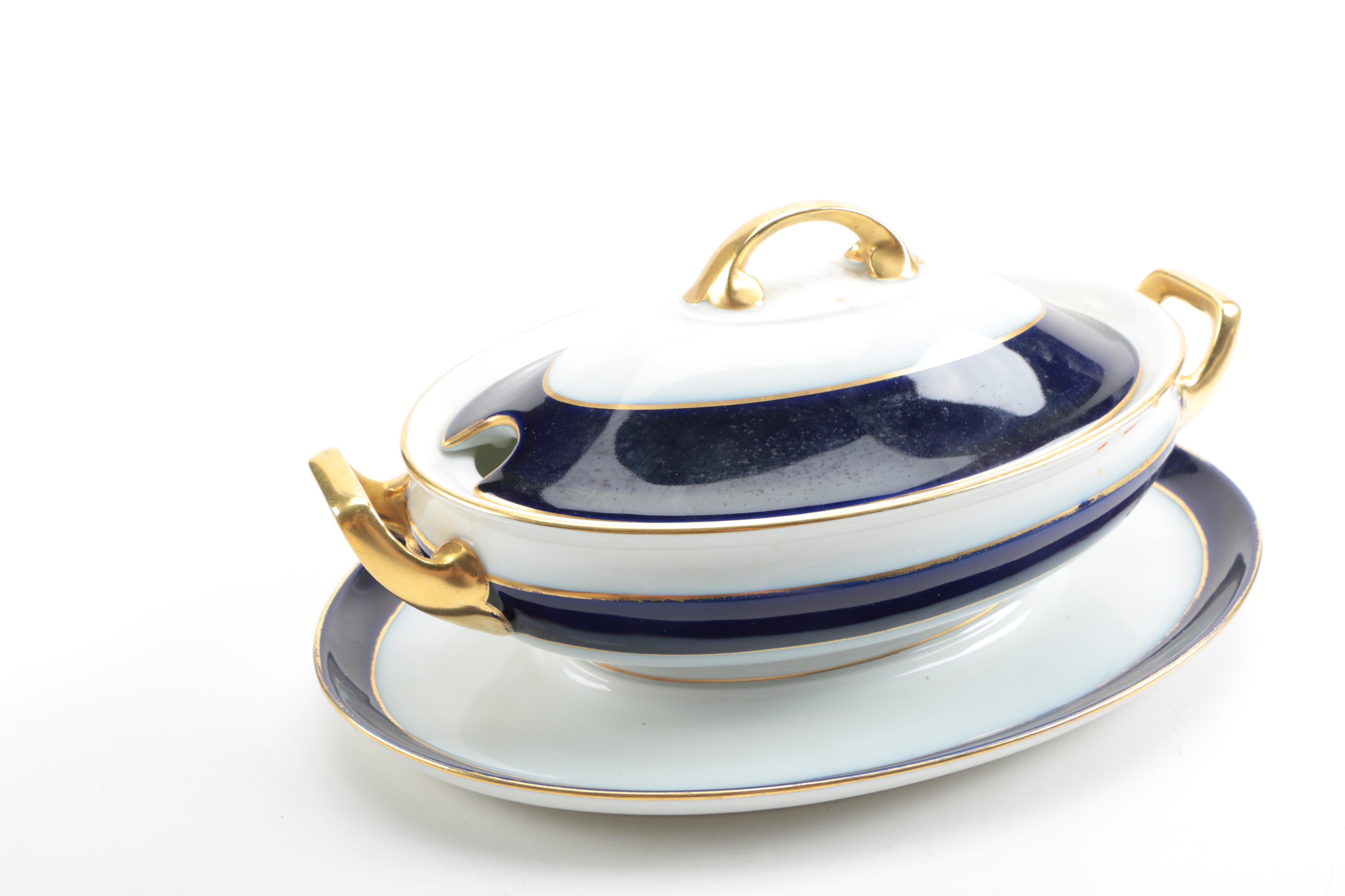 Rosenthal Cobalt Blue and Gold China Set