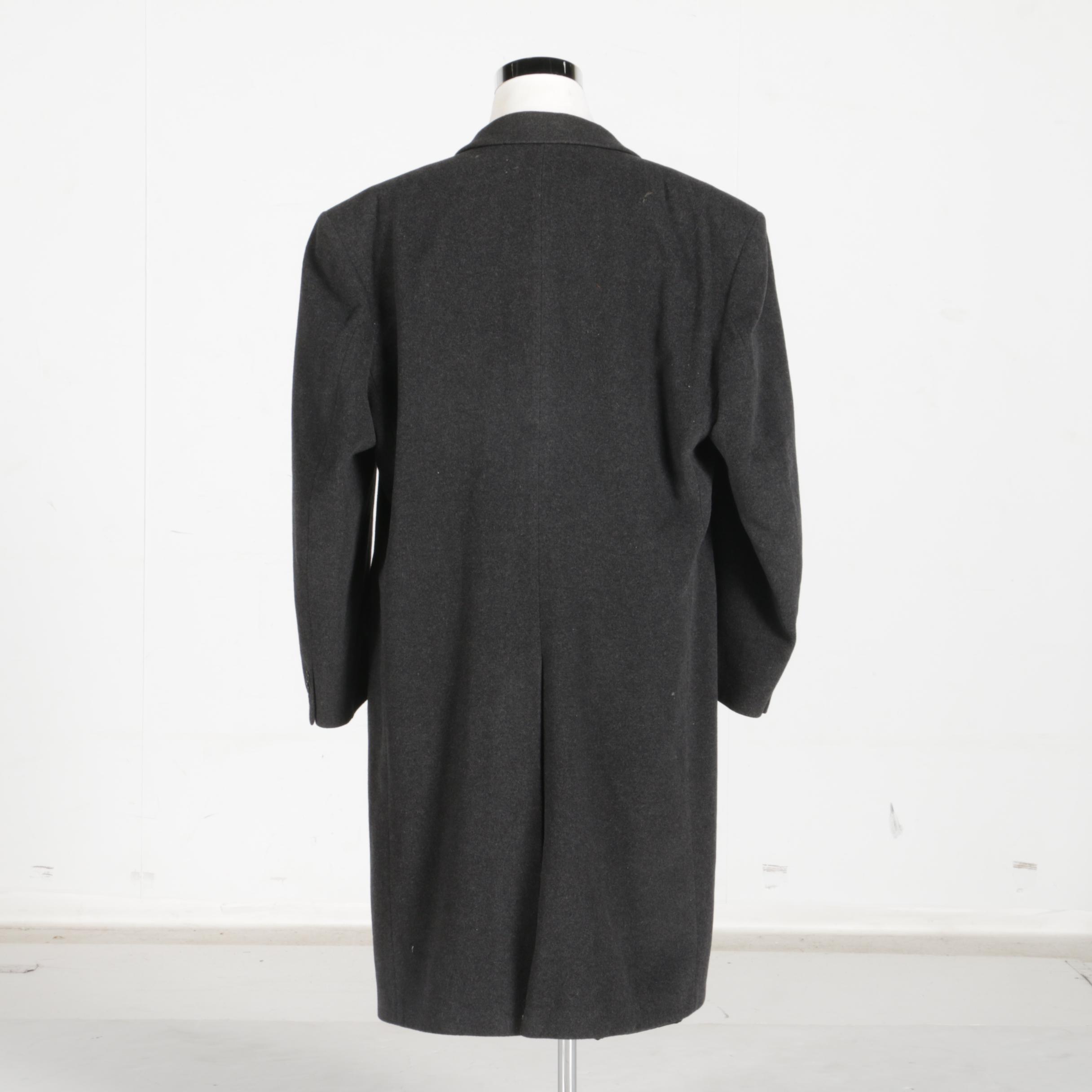 Men's Alexandre London Wool and Cashmere Coat