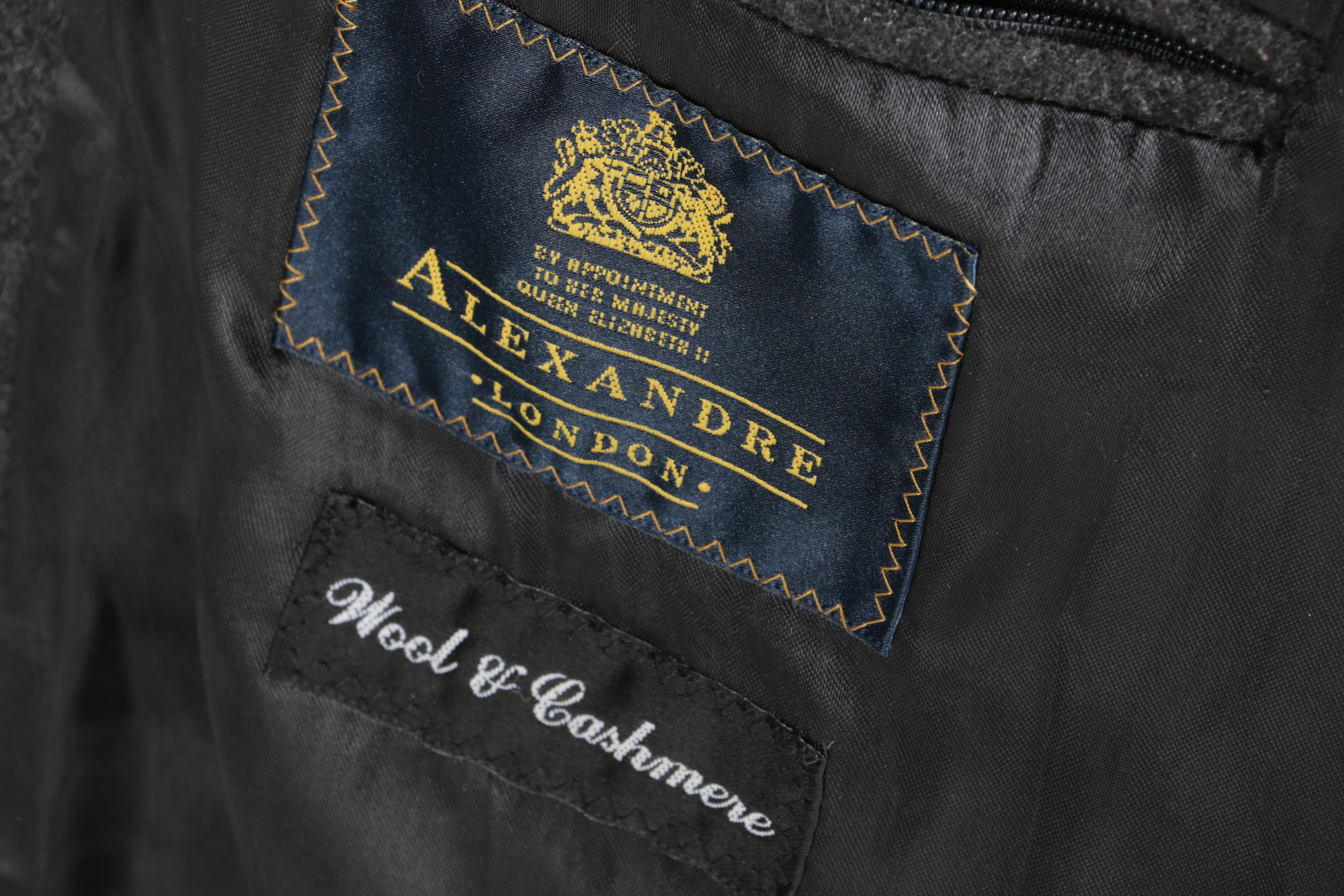 Men's Alexandre London Wool and Cashmere Coat