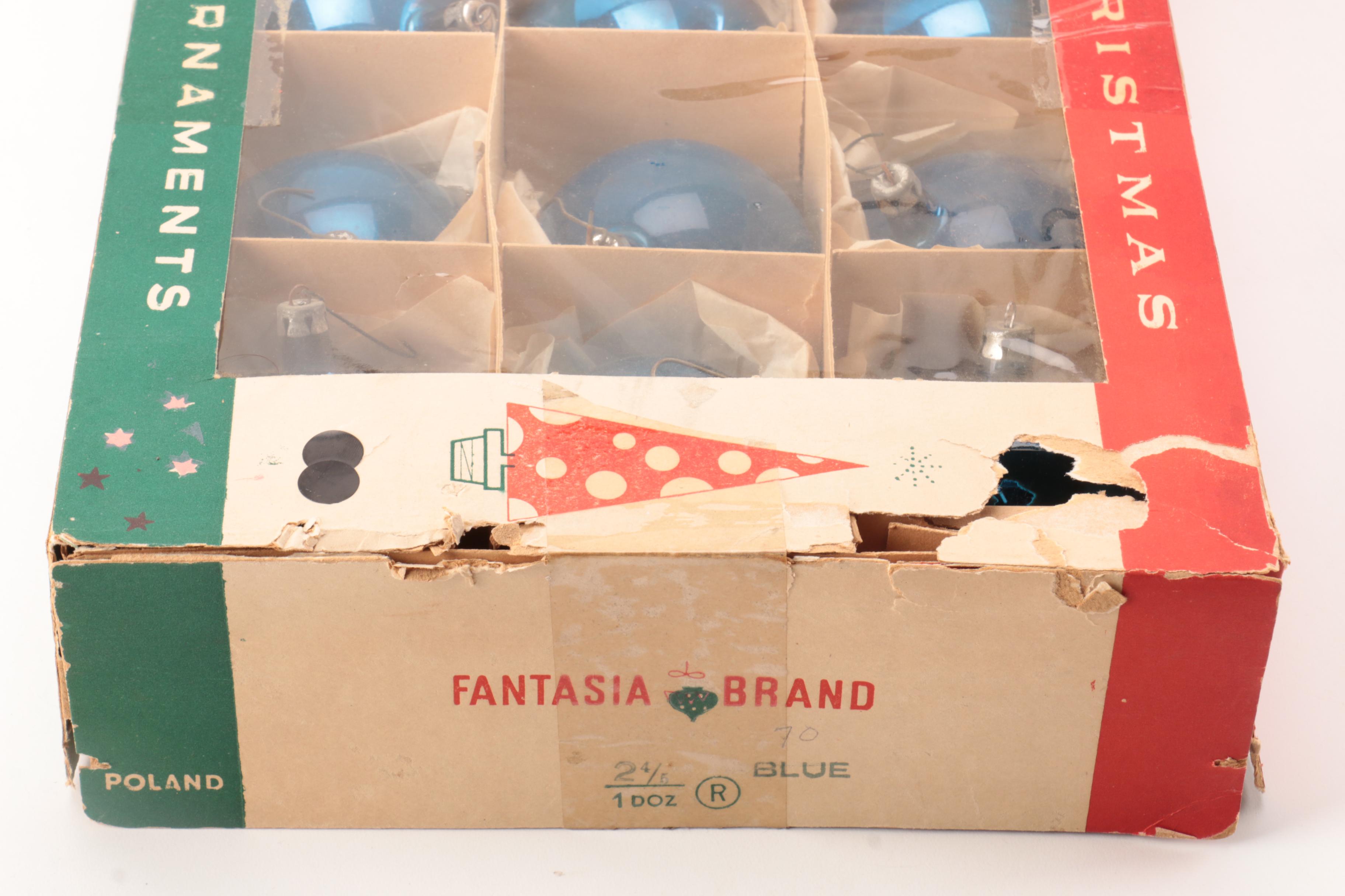 Large Assortment of Round Glass Ornaments