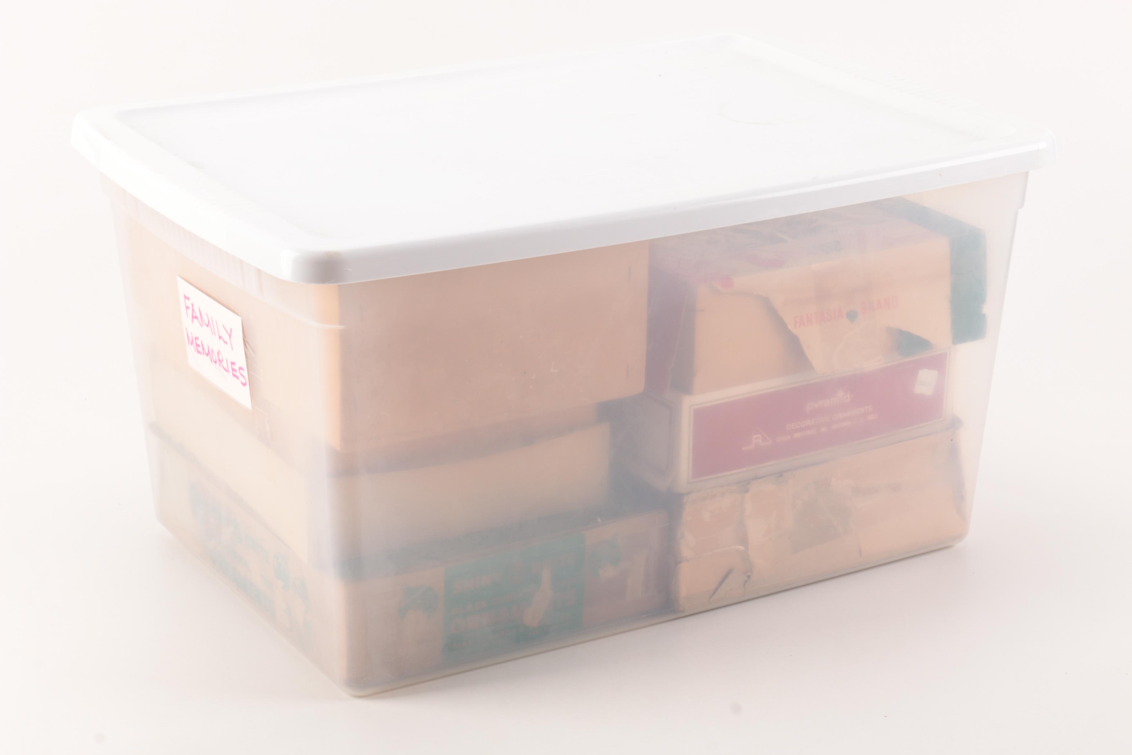 Large Assortment of Round Glass Ornaments