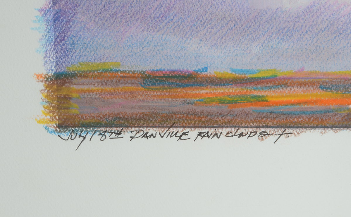 Robert Lackney Signed Colored Pencil-Accented Giclée "Kentucky Sky July"