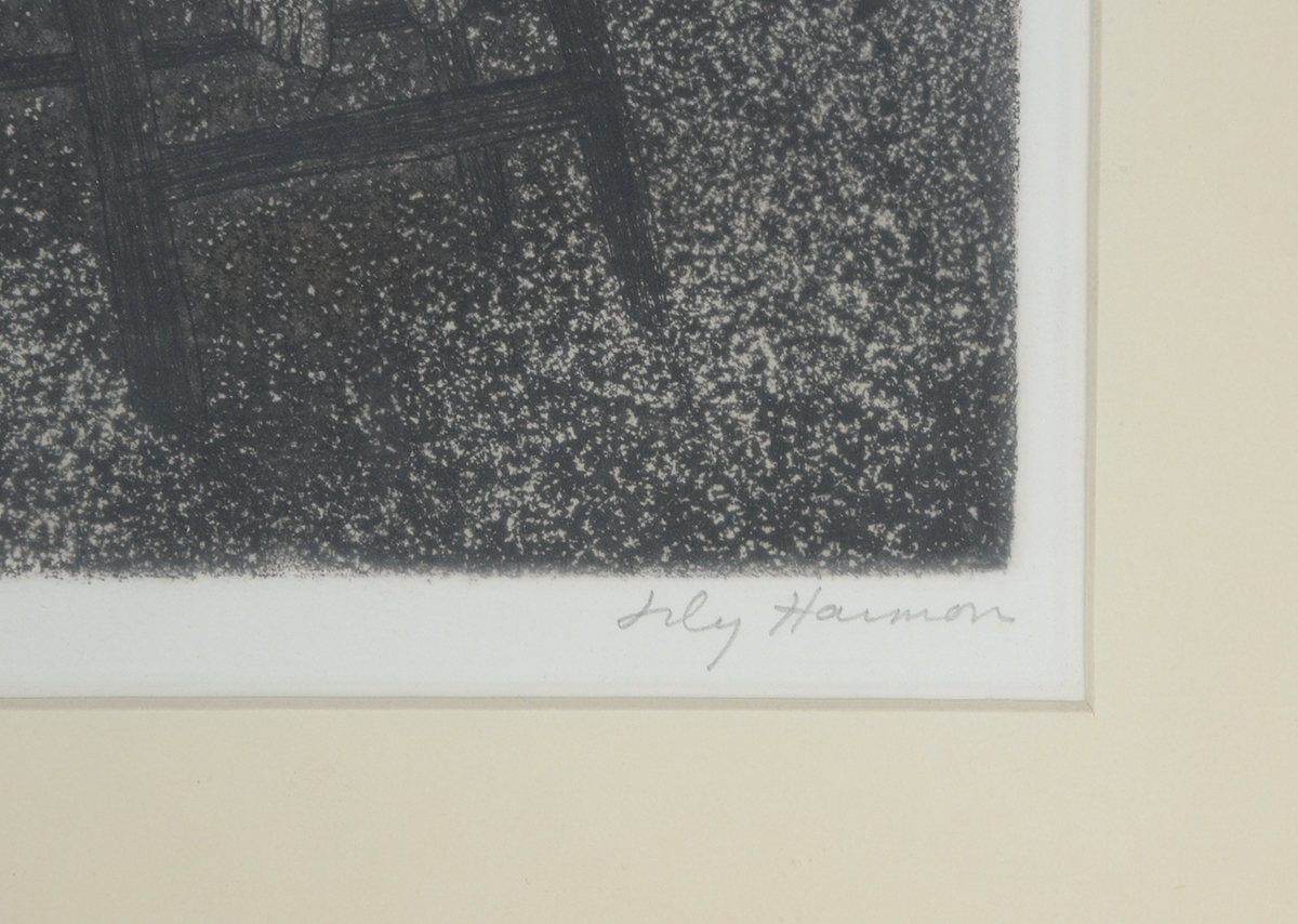 Lily Harmon Signed Limited Edition Aquatint Etching