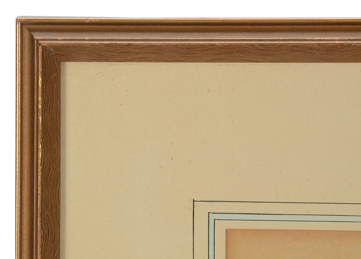 Edward Diers Original Oil Pastel Landscape Drawing