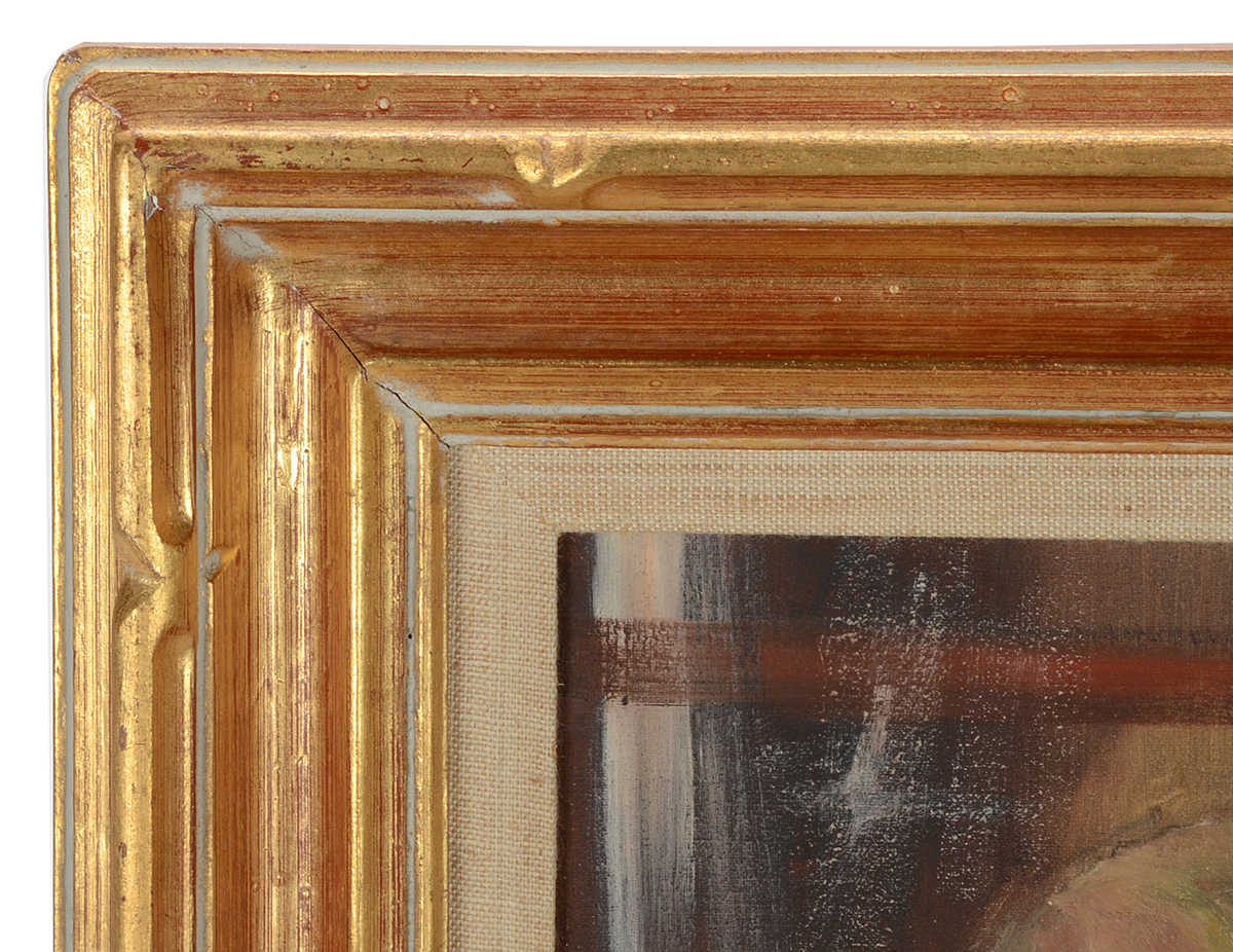 Shirley Ray Original Mid-Century Oil Portrait on Canvas