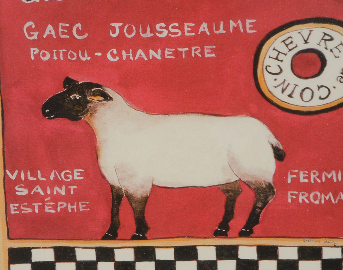 Katharine Gracey Decorative Offset Lithograph "Clochette"