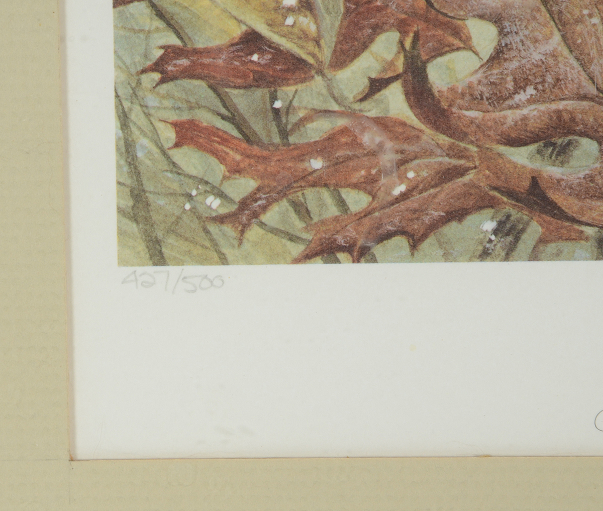 John Ruthven Signed Limited Edition Offset Lithograph "Cardinals"