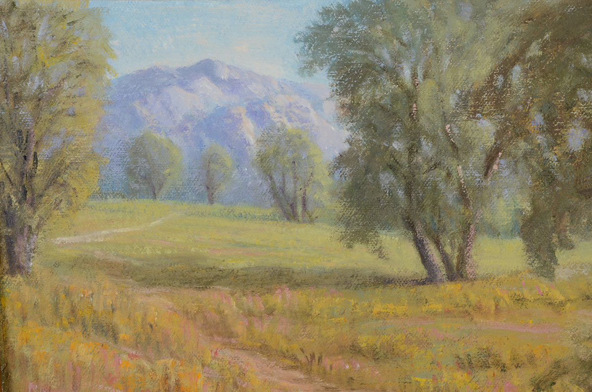 Joseph Baris Original Oil on Canvas "Prati e Monti"