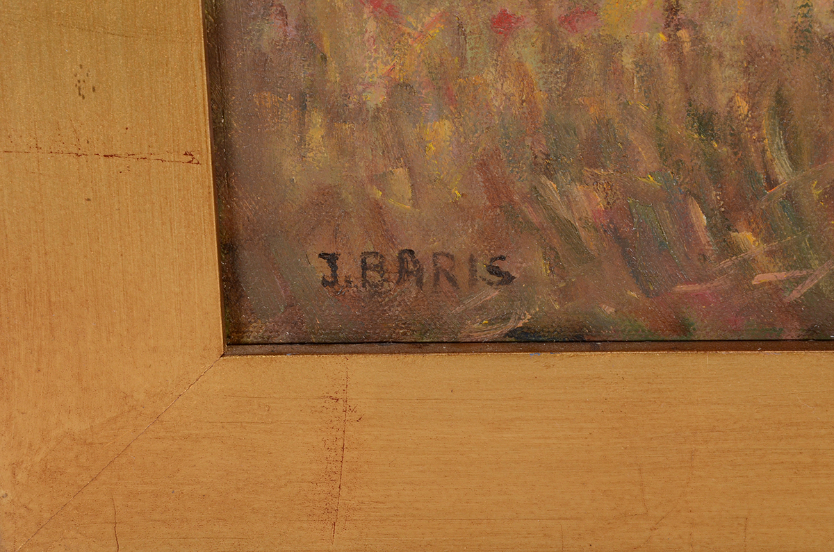 Joseph Baris Original Oil on Canvas "Prati e Monti"