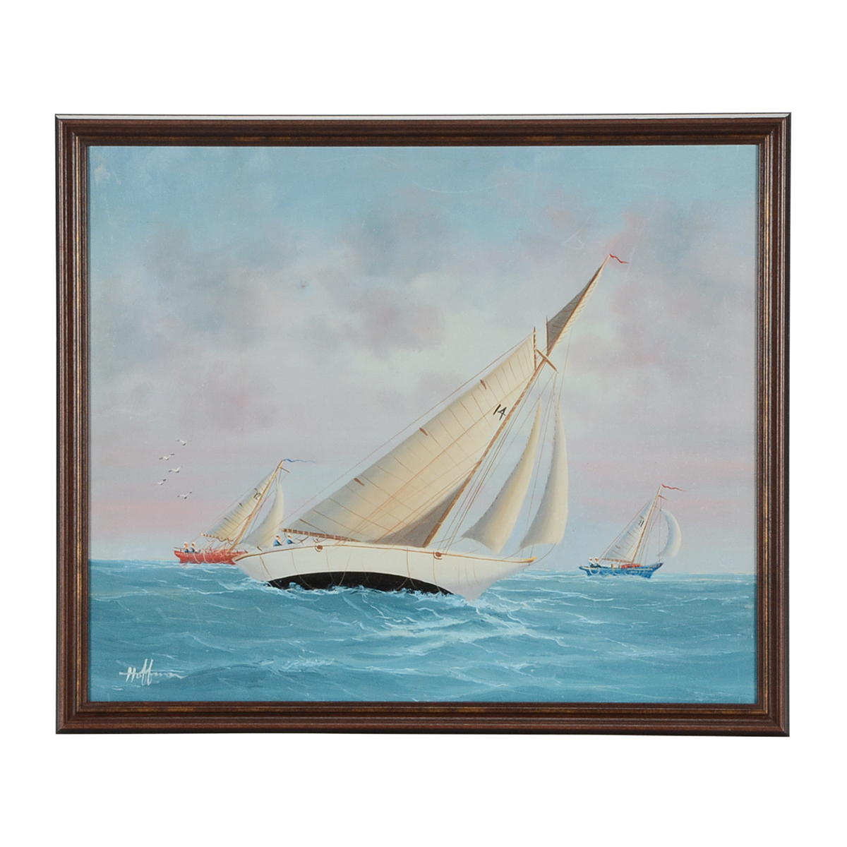 Hoffman Original Acrylic Painting on Academy Board