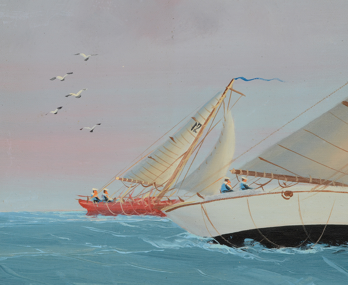 Hoffman Original Acrylic Painting on Academy Board