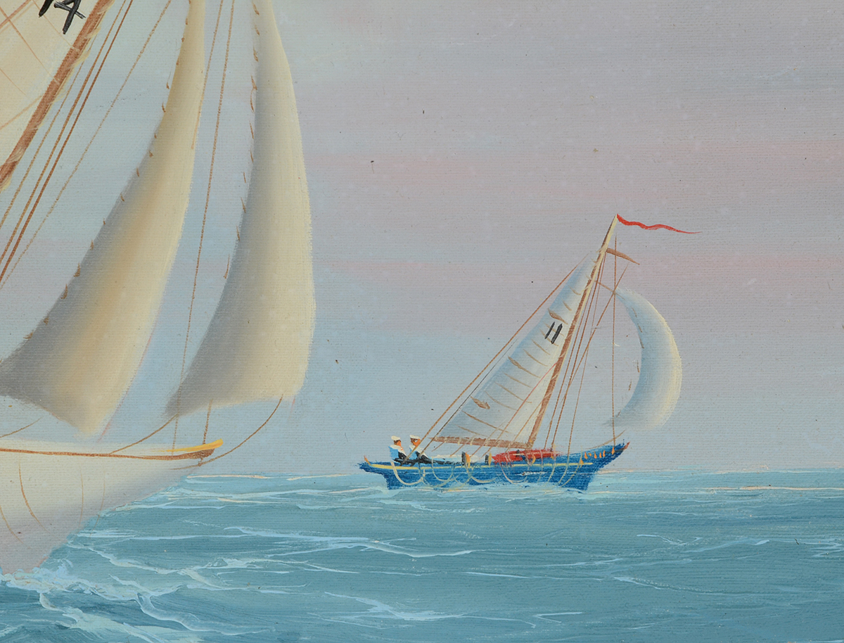 Hoffman Original Acrylic Painting on Academy Board