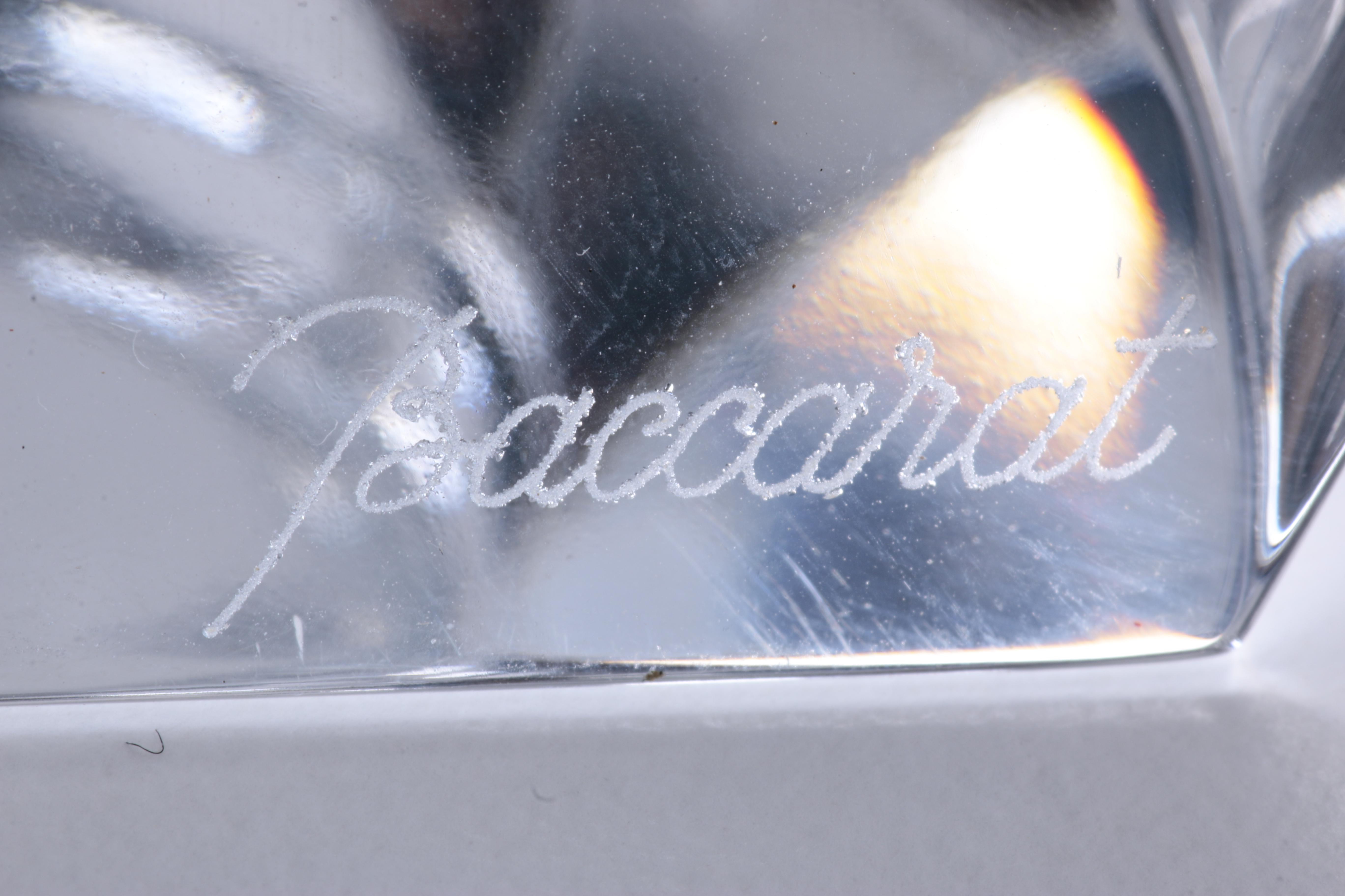 Baccarat "Malmaison" Crystal Clock