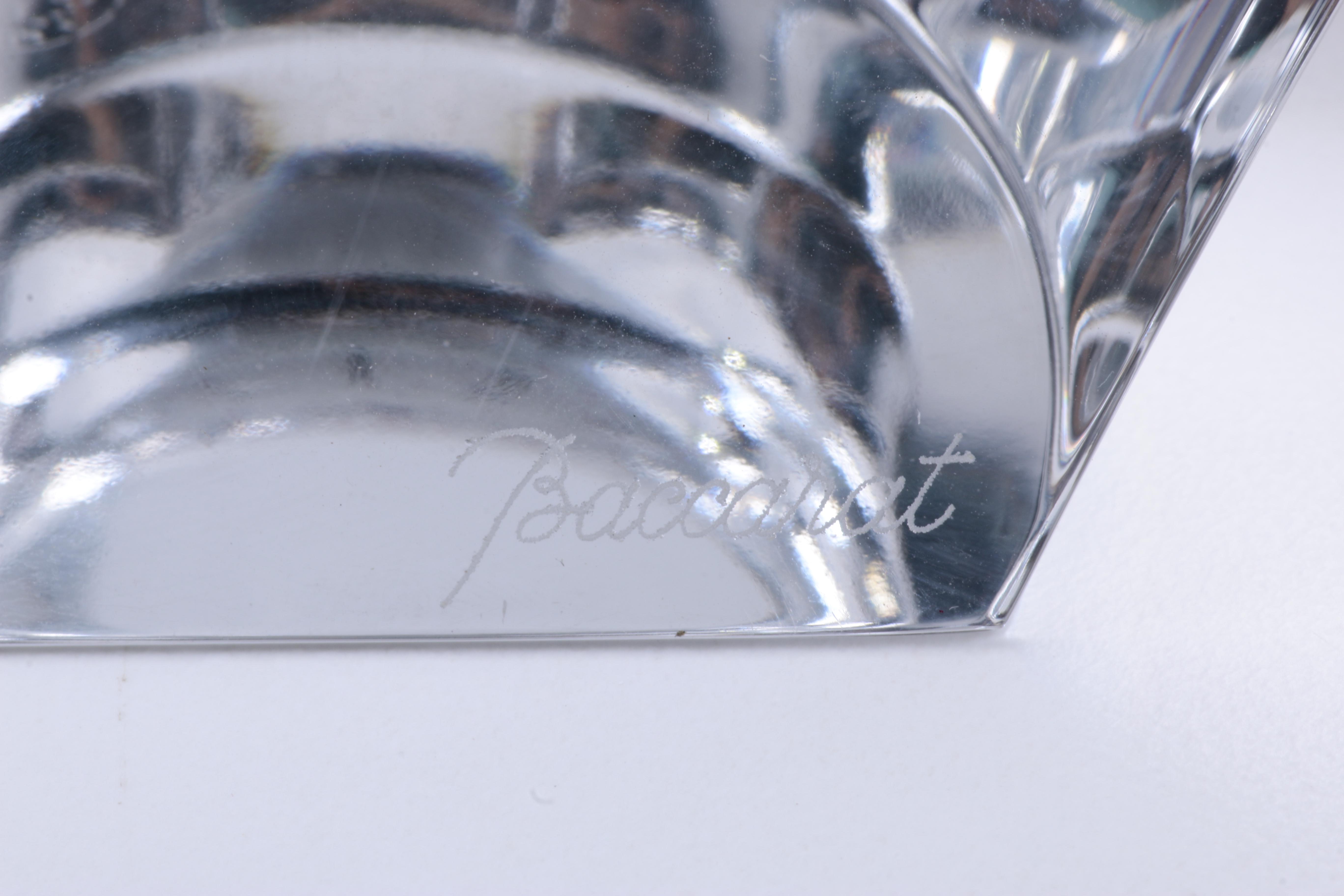 Baccarat "Malmaison" Crystal Clock