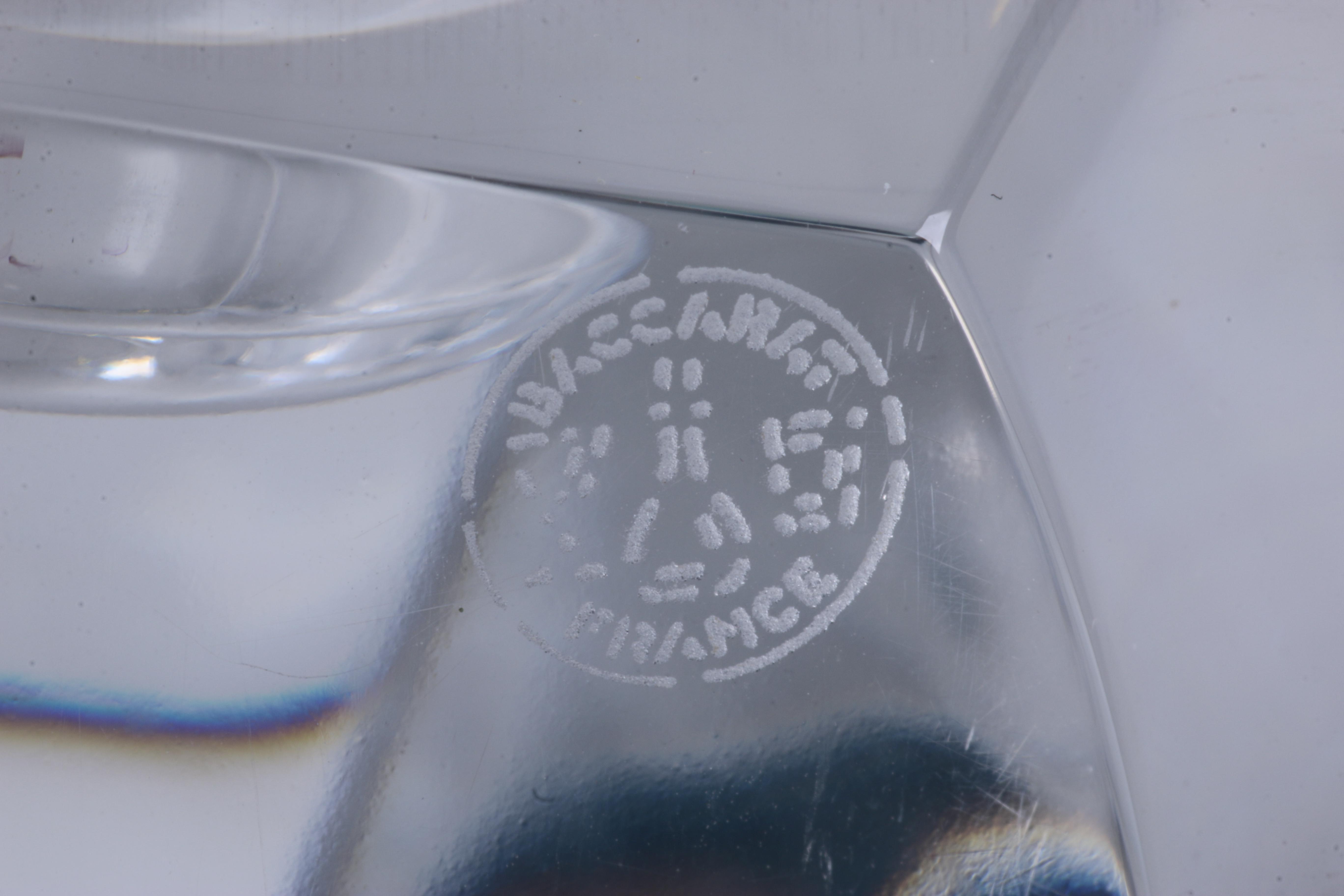 Baccarat "Malmaison" Crystal Clock