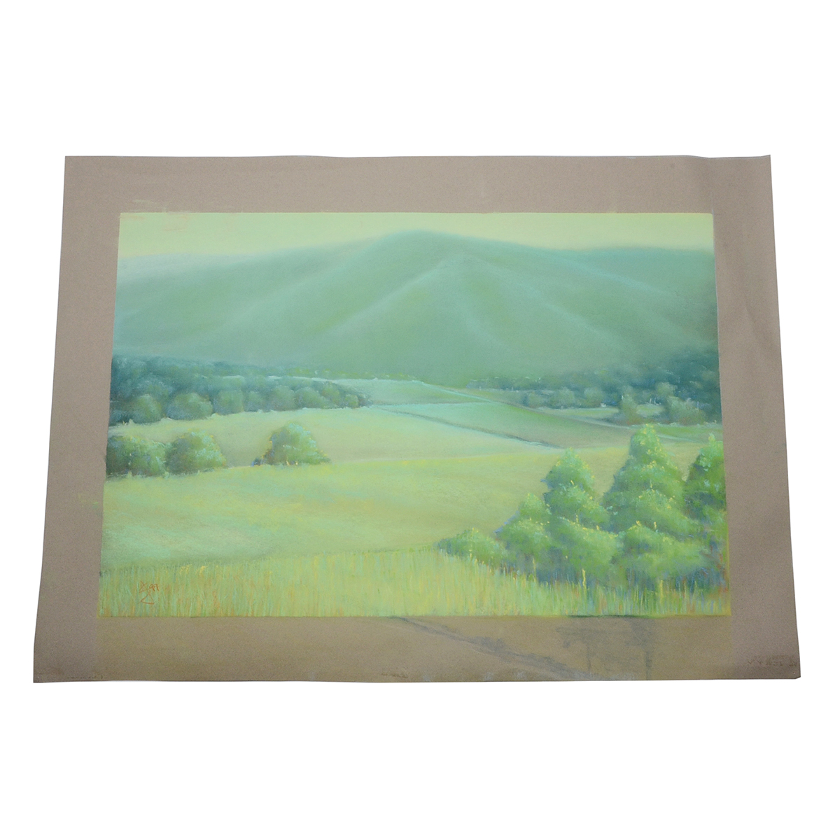 A. J. Smith Original 1999 Pastel Landscape on Paper