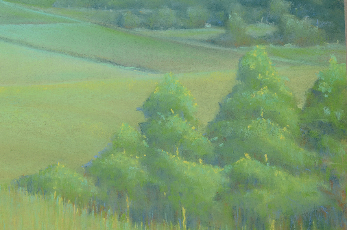A. J. Smith Original 1999 Pastel Landscape on Paper