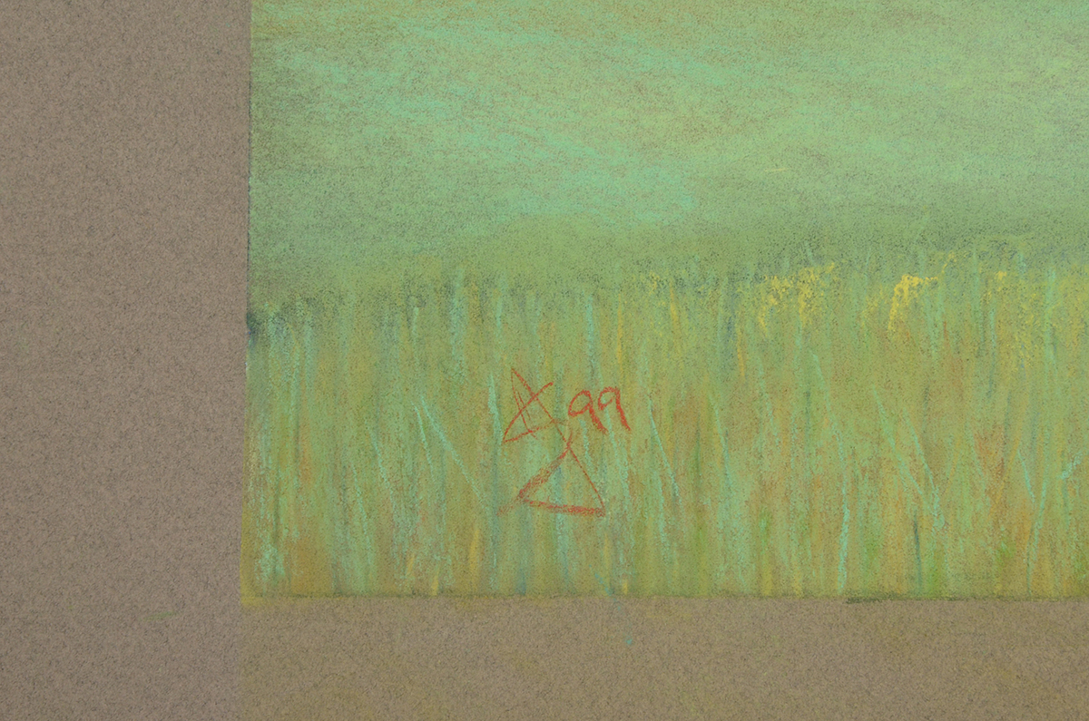 A. J. Smith Original 1999 Pastel Landscape on Paper