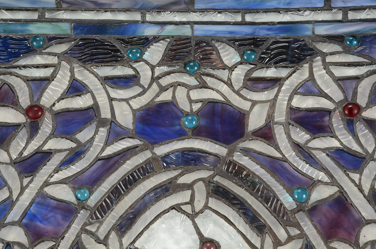 Hand-Crafted Copper Foiled Stained Glass Panel