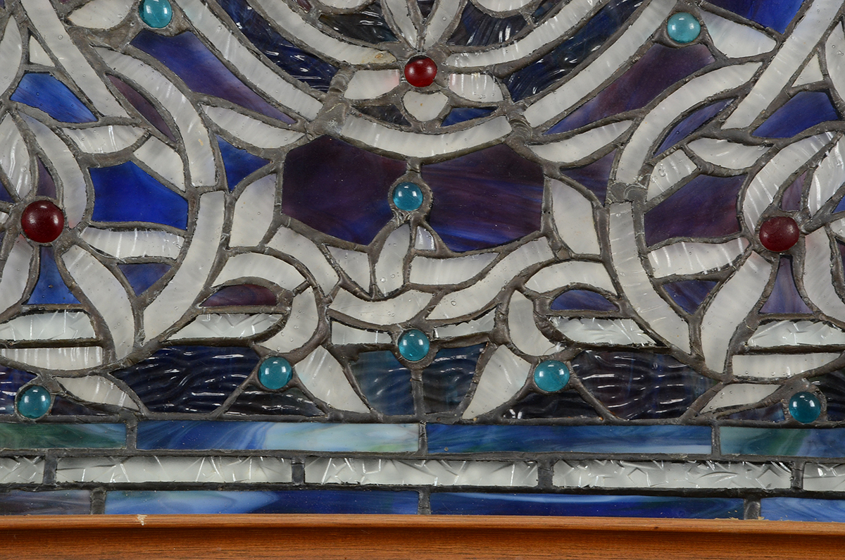 Hand-Crafted Copper Foiled Stained Glass Panel