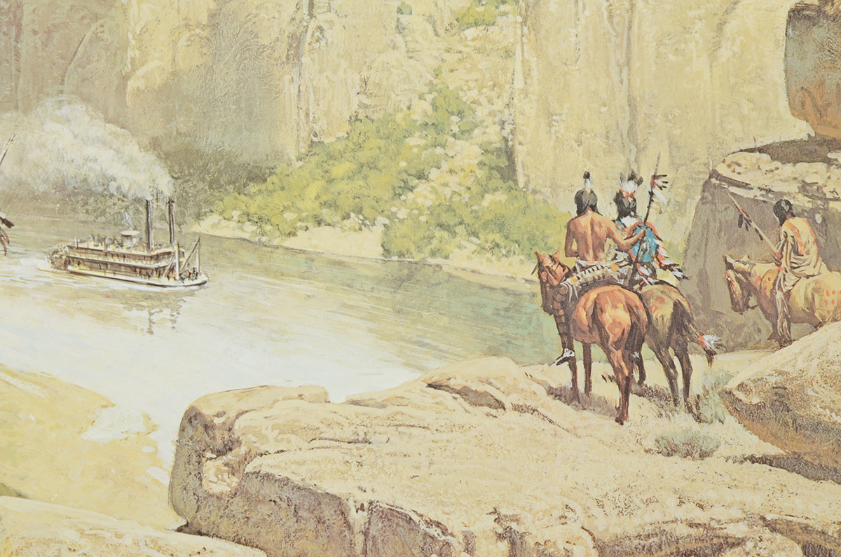 Frank McCarthy Signed Limited Edition Offset Lithograph "The Fireboat"