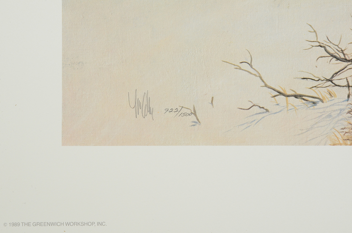 Frank McCarthy Signed Limited Edition Offset Lithograph "Big Medicine"