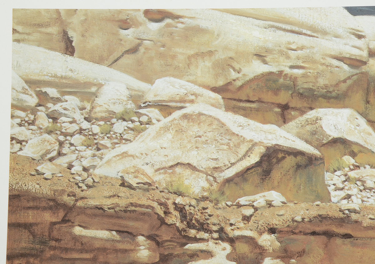 Frank McCarthy Signed Limited Edition Offset Lithograph "The Hostile Land"