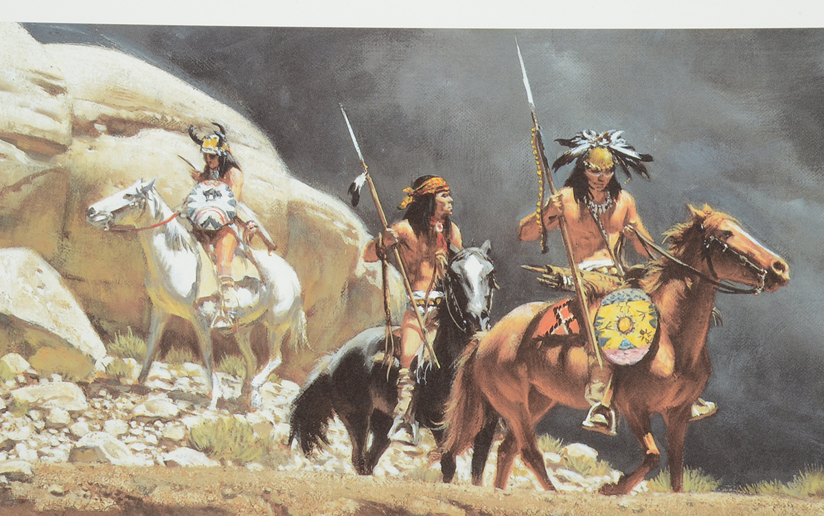 Frank McCarthy Signed Limited Edition Offset Lithograph "The Hostile Land"
