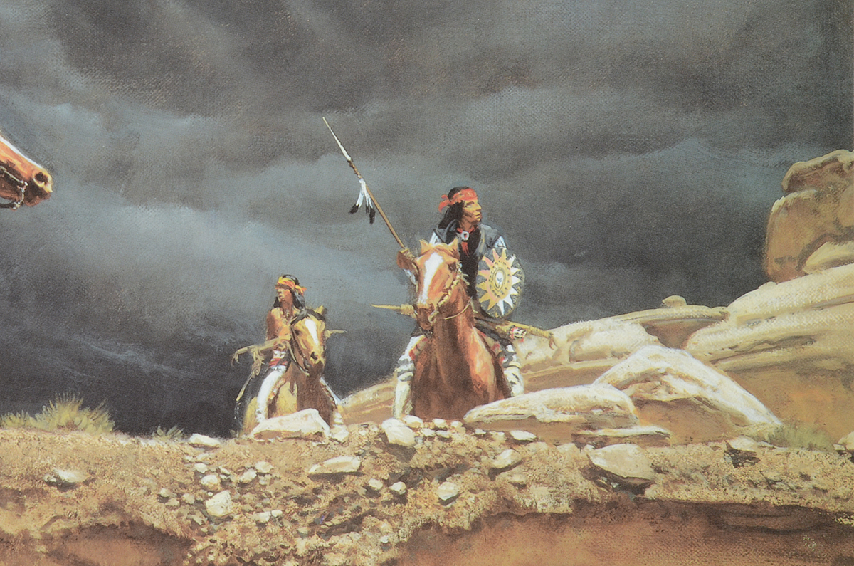 Frank McCarthy Signed Limited Edition Offset Lithograph "The Hostile Land"