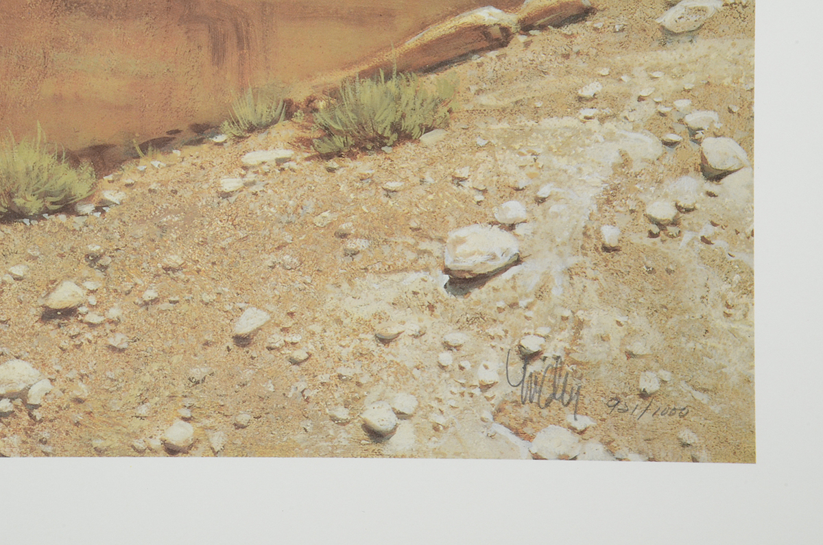 Frank McCarthy Signed Limited Edition Offset Lithograph "The Hostile Land"