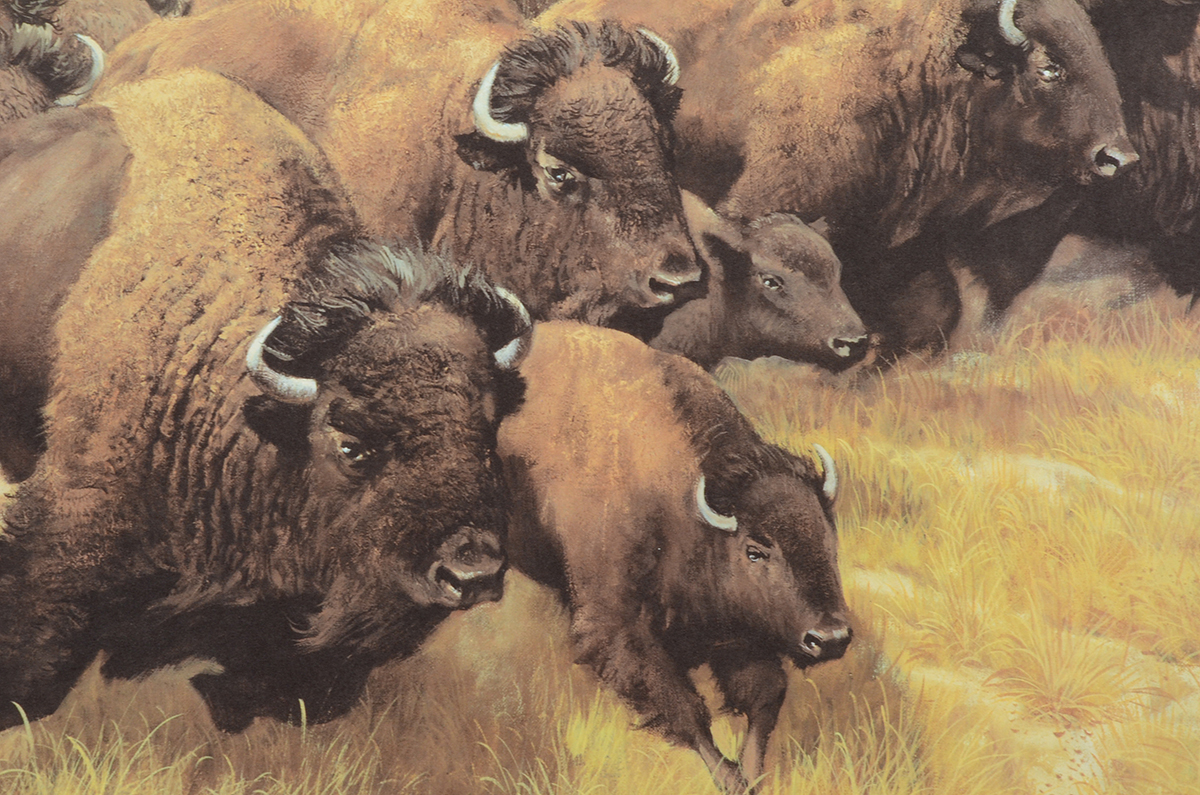 Frank McCarthy Signed Limited Edition Offset Lithograph "The Coming of the Iron Horse"