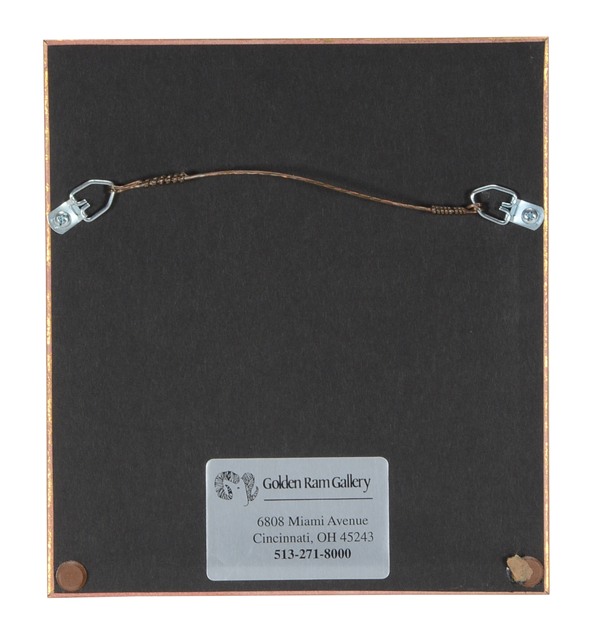 Signed Hand-Colored Etching of German Cityscape