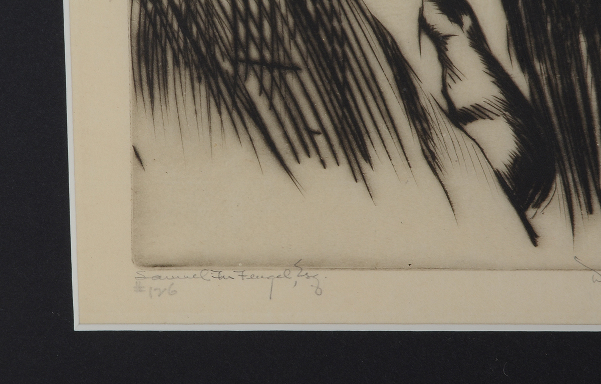 Dayton Brown Signed 1930 Limited Edition Engraving